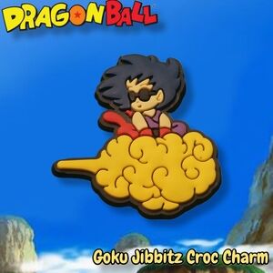 💖3 Charms for $9💖 Cool Kid Goku on Flying Cloud Jibbitz Charm Crocs Accessory